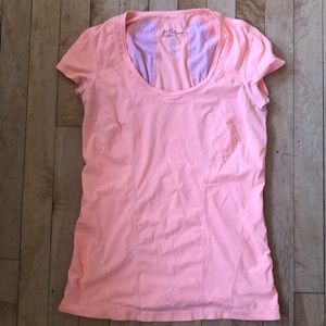 Zella light salmon workout shirt